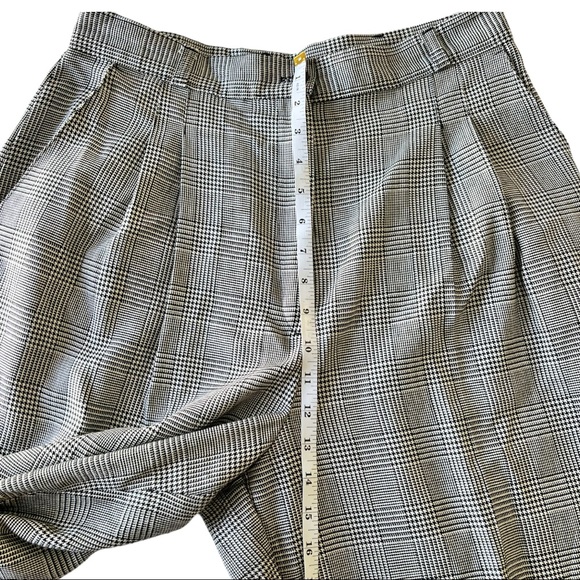 Vintage TR Bentley Houndstooth High Waisted Trousers Pants - Picture 10 of 16